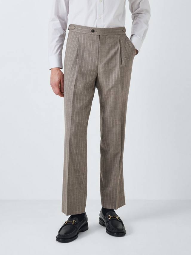 Брюки обычного кроя в шерстяную полоску super 100's John Lewis, цвет Neutral
Брюки обычного кроя в шерстяную полоску super 100's John Lewis, цвет Neutral