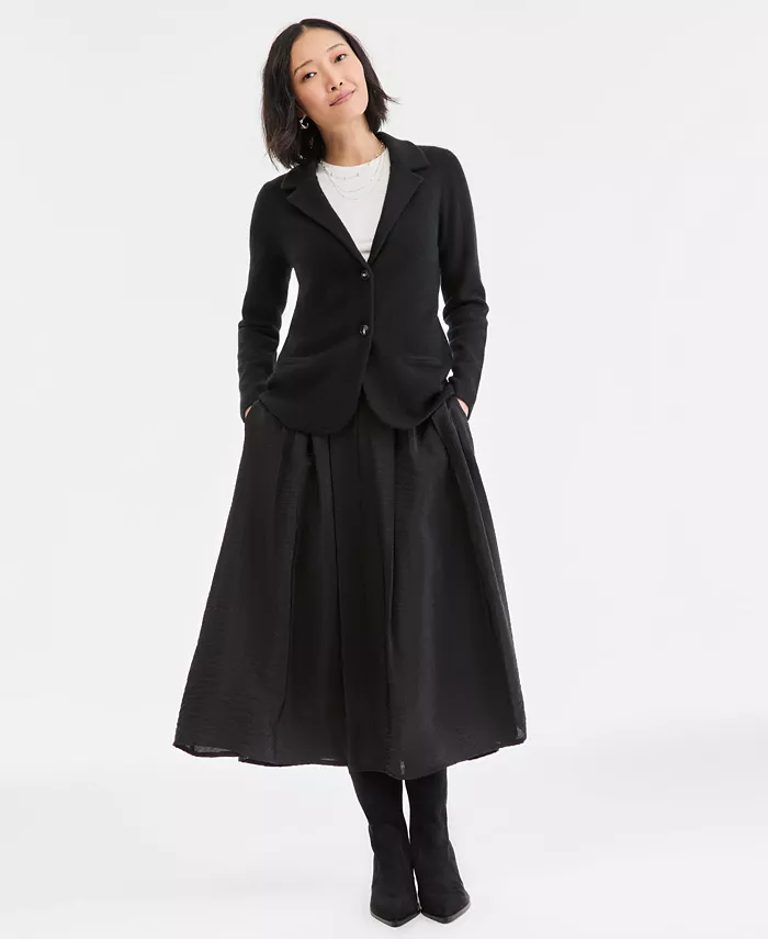 Женский блейзер из 100% кашемира Charter Club, черный
Женский блейзер из 100% кашемира Charter Club, черный