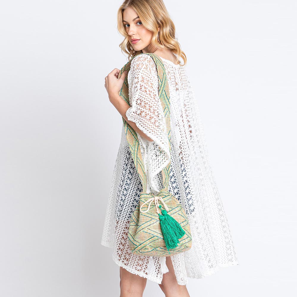 Сумка-ведро с ацтекским ремнем FASHNZFAB, зеленый
Сумка-ведро с ацтекским ремнем FASHNZFAB, зеленый