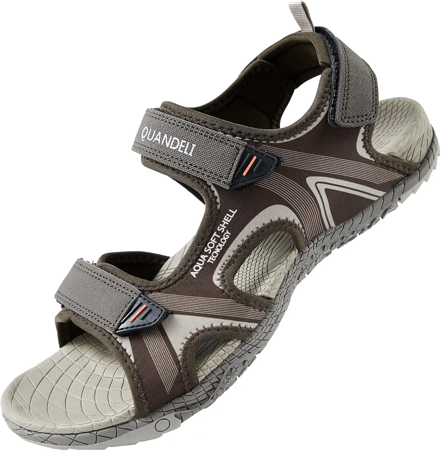 Мужские спортивные сандалии QUANDELI, с открытым носком, водонепроницаемые сандалии с поддержкой свода стопы, легкие повседневные спортивные сандалии для активного отдыха, пляжа, путешествий и лета, коричневый
Мужские спортивные сандалии QUANDELI, с открытым носком, водонепроницаемые сандалии с поддержкой свода стопы, легкие повседневные спортивные сандалии для активного отдыха, пляжа, путешествий и лета, коричневый