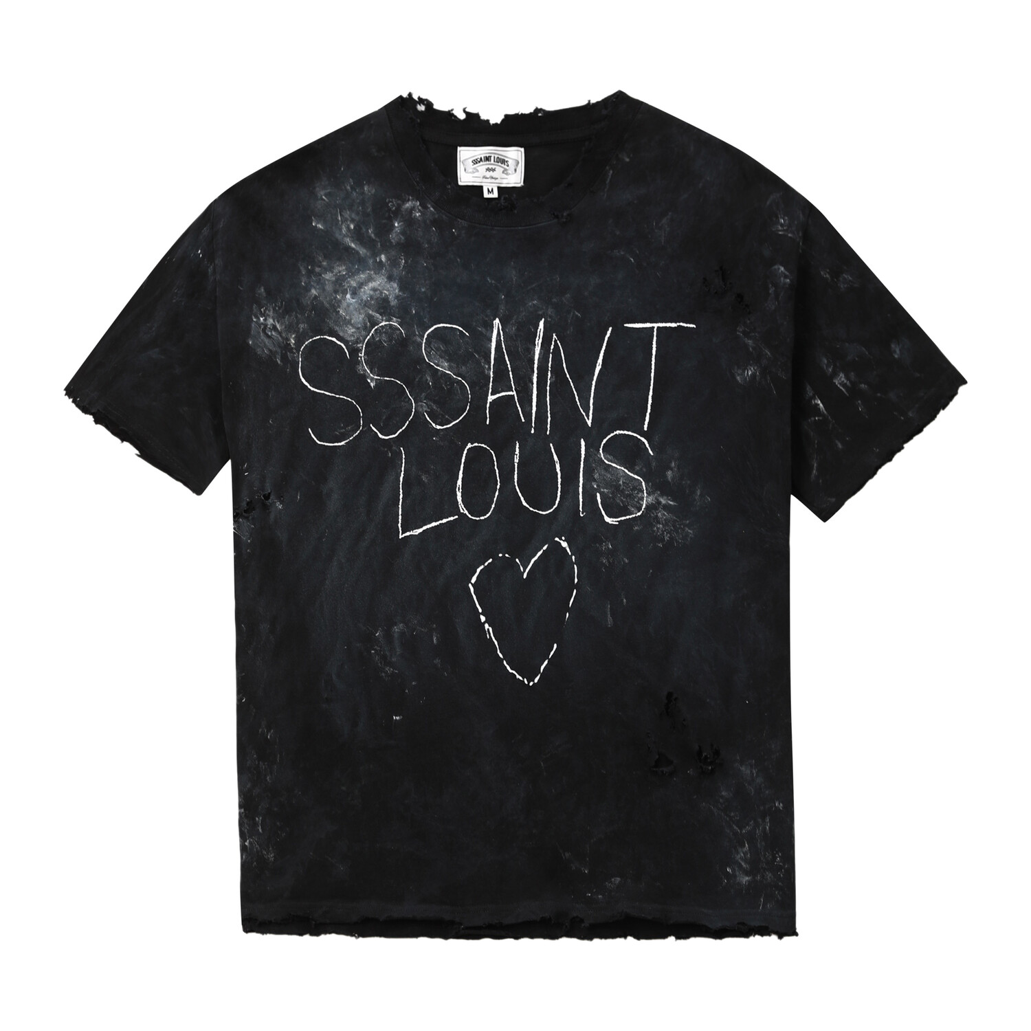 Футболка унисекс черная Sssaint Louis, черный
Футболка унисекс черная Sssaint Louis, черный