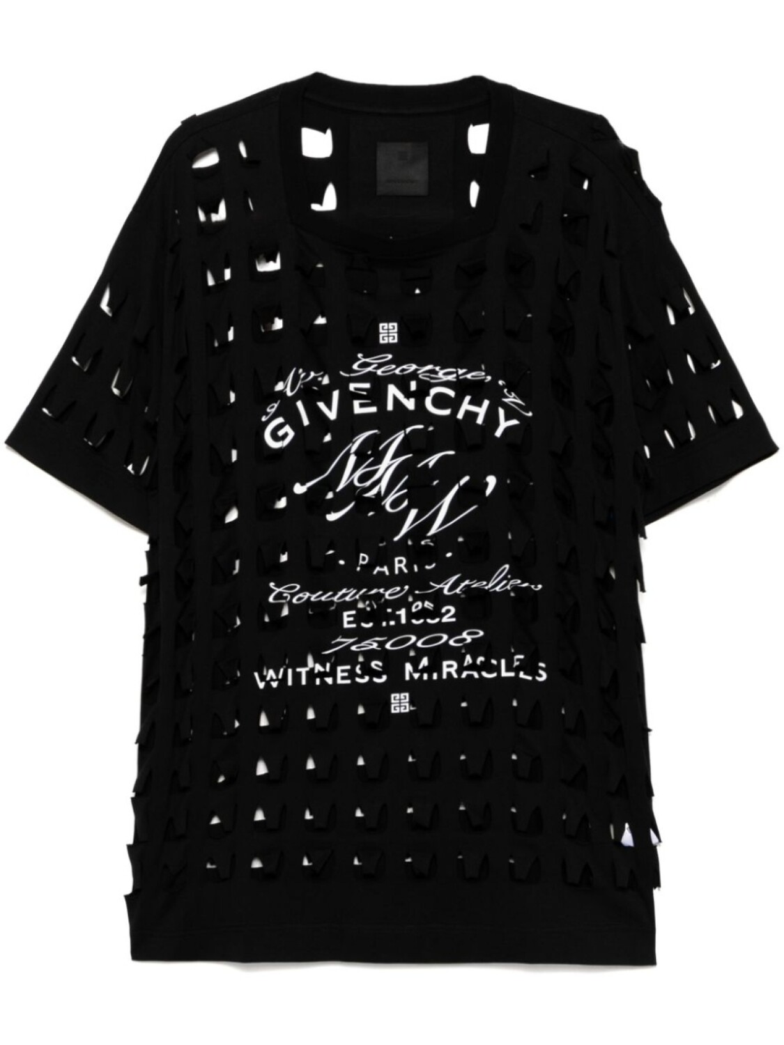 Givenchy футболка с вырезом, черный
Givenchy футболка с вырезом, черный