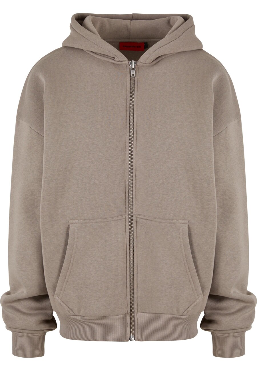 Толстовка с капюшоном на молнии Prohibited 10119, серо-коричневый
Толстовка с капюшоном на молнии Prohibited 10119, серо-коричневый