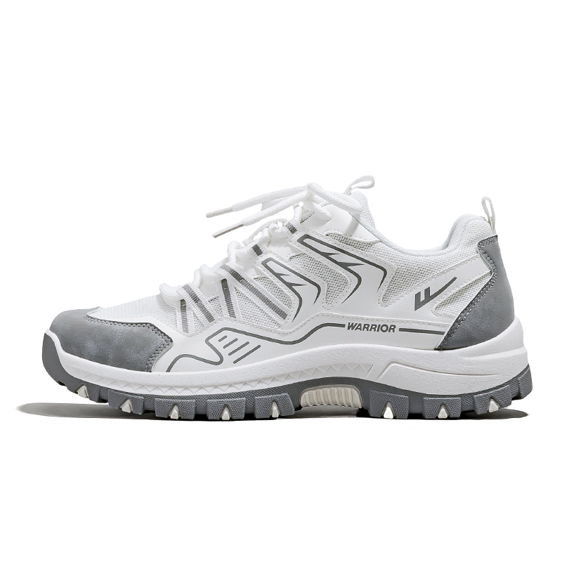 WARRIOR Низкие повседневные кроссовки для бега с амортизацией, противоскользящие и износостойкие, мужские, белые/серые
WARRIOR Низкие повседневные кроссовки для бега с амортизацией, противоскользящие и износостойкие, мужские, белые/серые