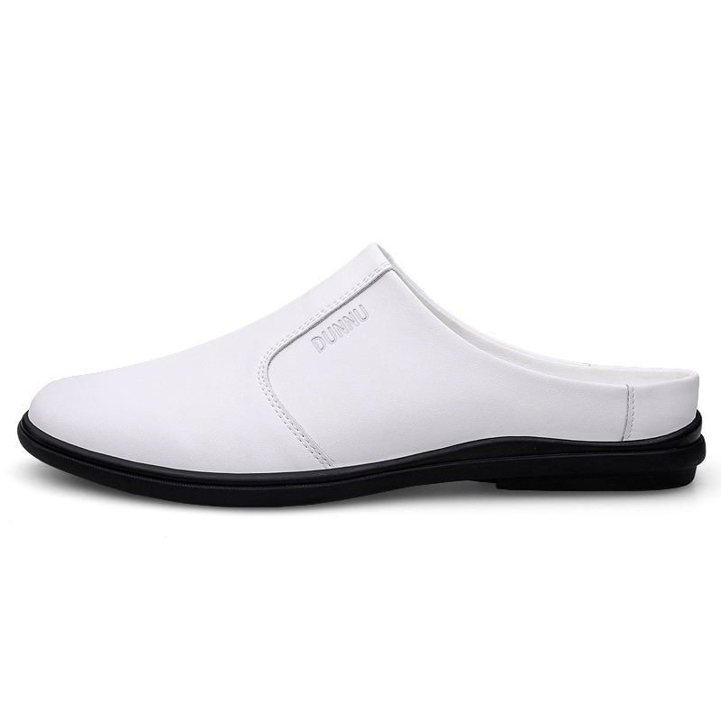 Dunnu Мужские белые тапочки с закрытым носком, резиновой подошвой и защитой от запаха, цвет White
Dunnu Мужские белые тапочки с закрытым носком, резиновой подошвой и защитой от запаха, цвет White