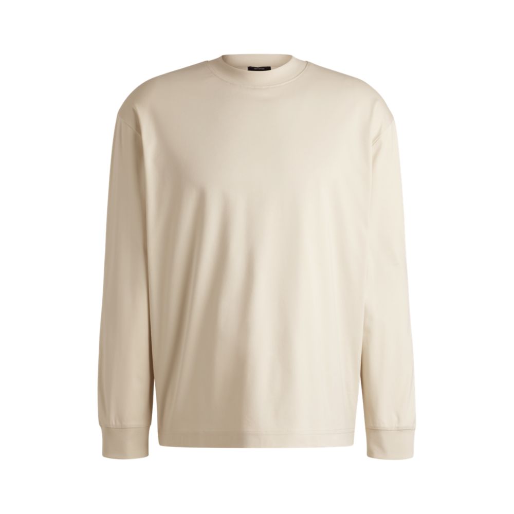 Футболка свободного кроя с длинными рукавами из мерсеризованного хлопка BOSS, белый
Футболка свободного кроя с длинными рукавами из мерсеризованного хлопка BOSS, белый