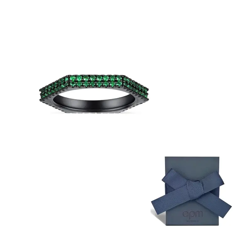 Apm Monaco Кольцо из стерлингового серебра 925 пробы для женщин, цвет black/green
Apm Monaco Кольцо из стерлингового серебра 925 пробы для женщин, цвет black/green