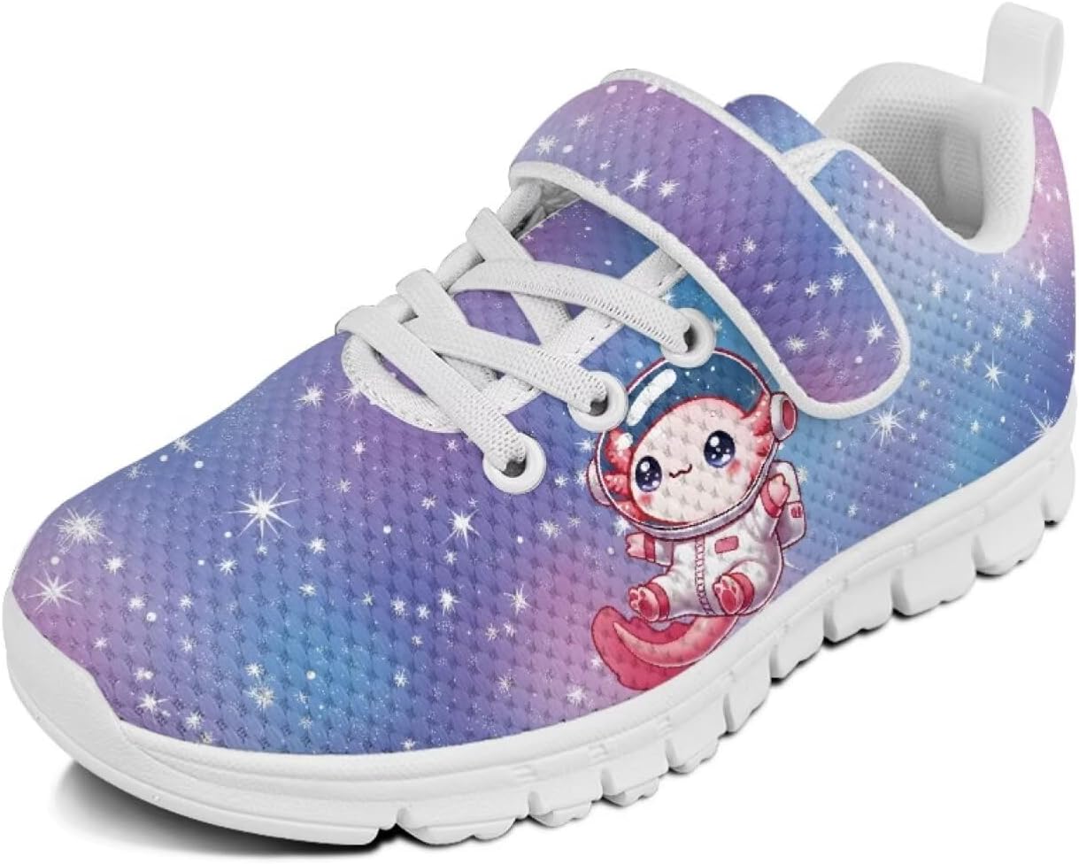 Беговые кроссовки для девочек, теннисные кроссовки на шнуровке, детская спортивная обувь Cugasmaru, Axolotl Spaceman
Беговые кроссовки для девочек, теннисные кроссовки на шнуровке, детская спортивная обувь Cugasmaru, Axolotl Spaceman