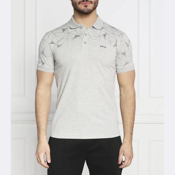 Поло Paule 3 приталенного кроя Boss, серый
Поло Paule 3 приталенного кроя Boss, серый