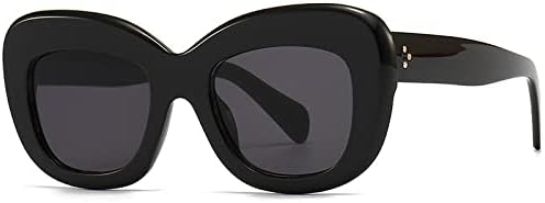 Модные ретро-солнцезащитные очки большого размера 2027 года для женщин и мужчин, с заклепками, трендовые женские очки с защитой от УФ-излучения UV400 MTZJH, Black Gray
Модные ретро-солнцезащитные очки большого размера 2027 года для женщин и мужчин, с заклепками, трендовые женские очки с защитой от УФ-излучения UV400 MTZJH, Black Gray