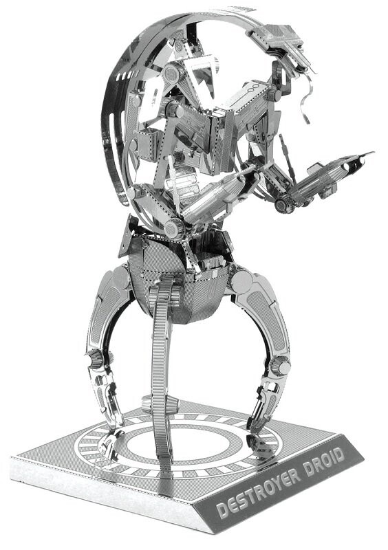 Металлическая Земля, сборочная модель военного дроида-разрушителя Metal Earth