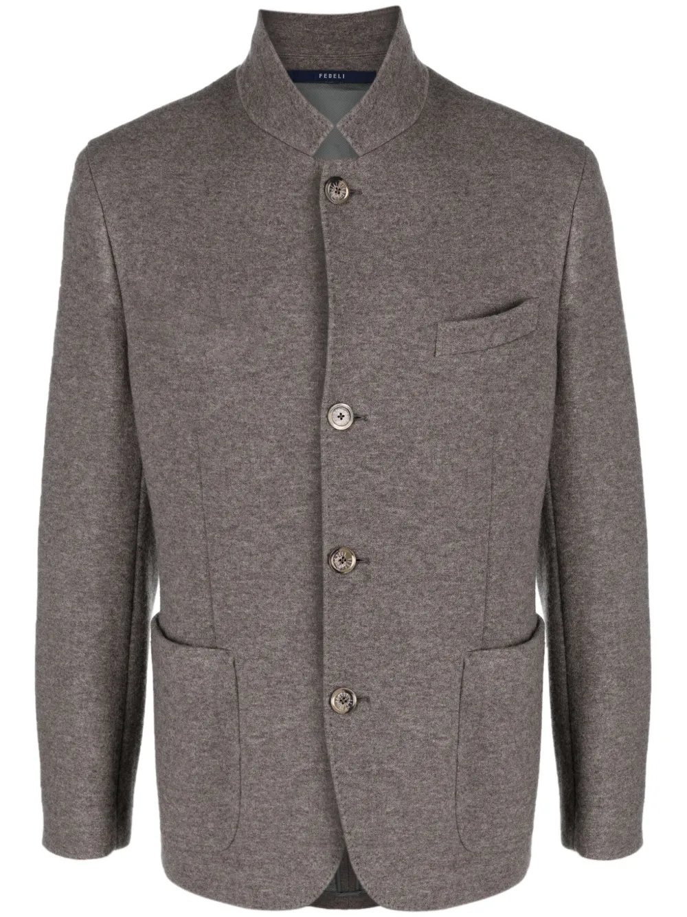 Однобортный пиджак Damon Fedeli, коричневый 
Однобортный пиджак Damon Fedeli, коричневый