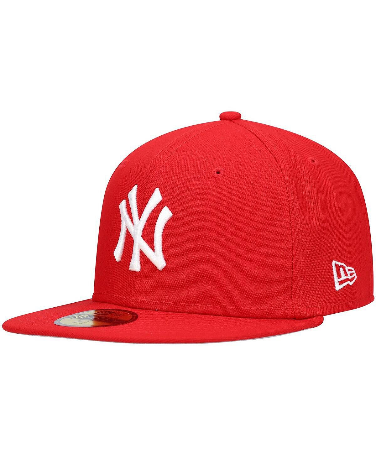 Мужская красная приталенная шляпа с логотипом New York Yankees 59FIFTY New Era
Мужская красная приталенная шляпа с логотипом New York Yankees 59FIFTY New Era