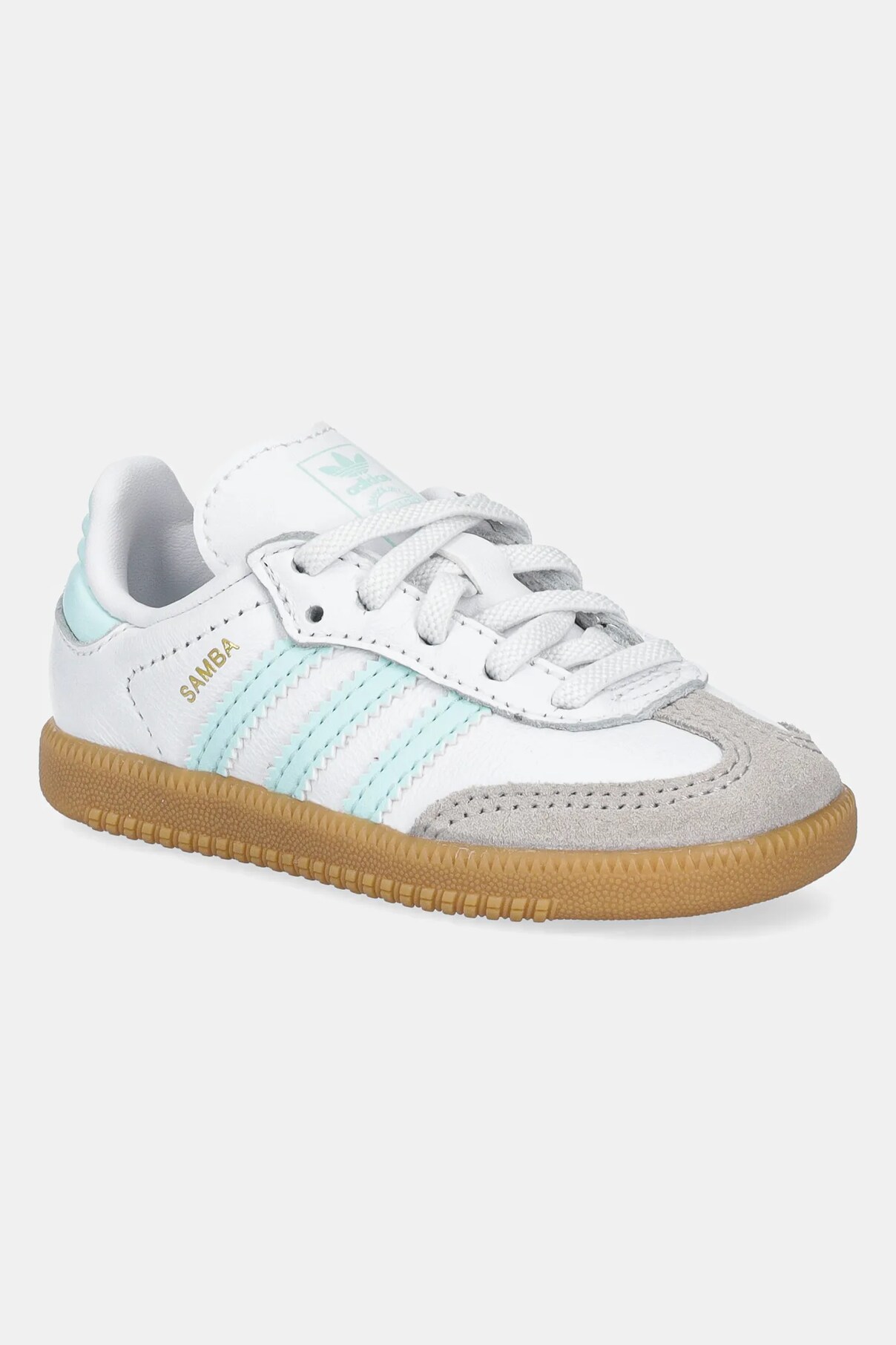 Кожаные кроссовки SAMBA OG Adidas Originals, бирюзовый
Кожаные кроссовки SAMBA OG Adidas Originals, бирюзовый