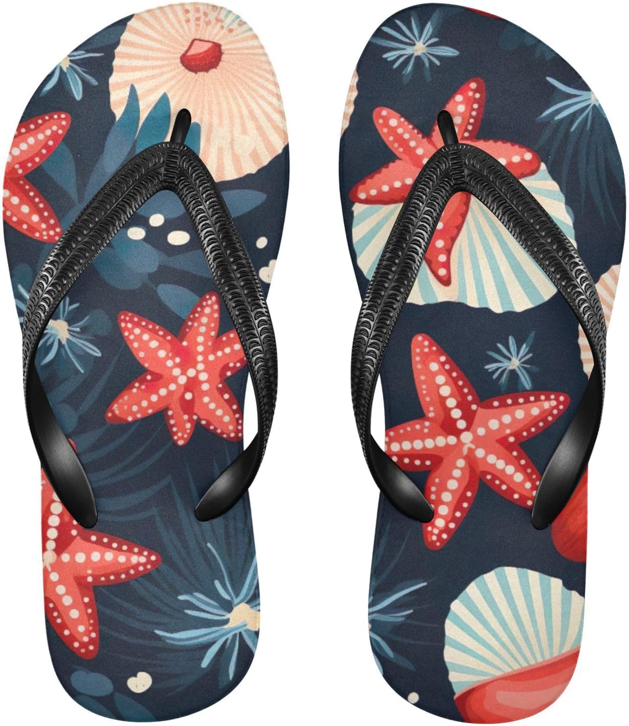 Пляжные летние сандалии Seashell Starfish для женщин и мужчин, шлепанцы для душа Kfbe
Пляжные летние сандалии Seashell Starfish для женщин и мужчин, шлепанцы для душа Kfbe