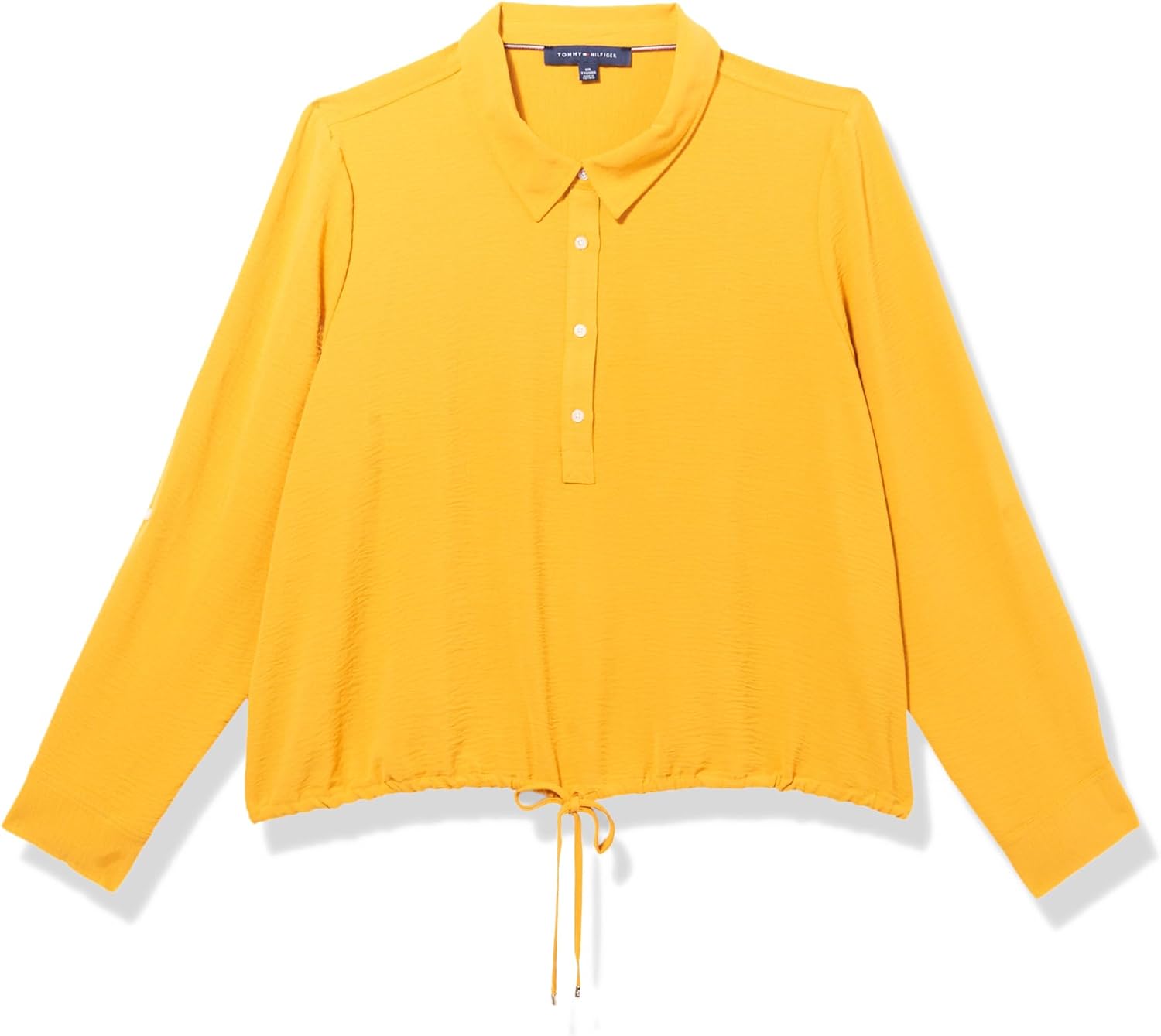 Женская рубашка-поповер с завязкой на воротнике от Tommy Hilfiger, Sunflower
Женская рубашка-поповер с завязкой на воротнике от Tommy Hilfiger, Sunflower