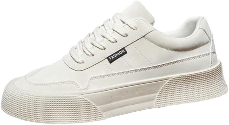 Мужские повседневные кроссовки на шнуровке низкого типа, однотонные, удобные для всех сезонов и подходящие для использования на улице Fusecottc, слоновая кость
Мужские повседневные кроссовки на шнуровке низкого типа, однотонные, удобные для всех сезонов и подходящие для использования на улице Fusecottc, слоновая кость