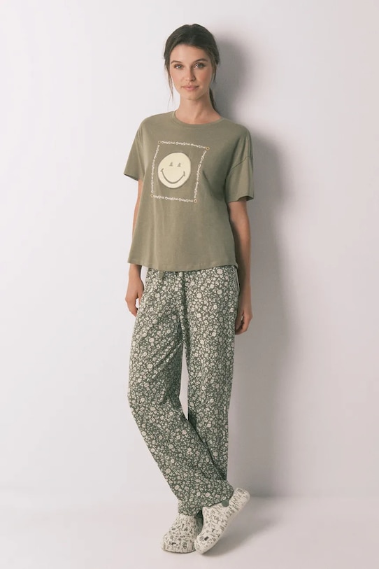 Хлопковая пижама Women'Secret, зеленый
Хлопковая пижама Women'Secret, зеленый