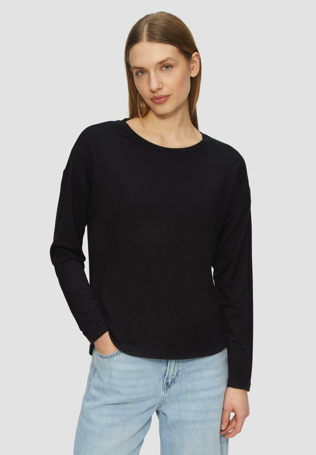 Топ с длинными рукавами MIT ÜBERSCHNITTENEN SCHULTERN UND ABGERUNDETEM SAUM s.Oliver, черный
Топ с длинными рукавами MIT ÜBERSCHNITTENEN SCHULTERN UND ABGERUNDETEM SAUM s.Oliver, черный