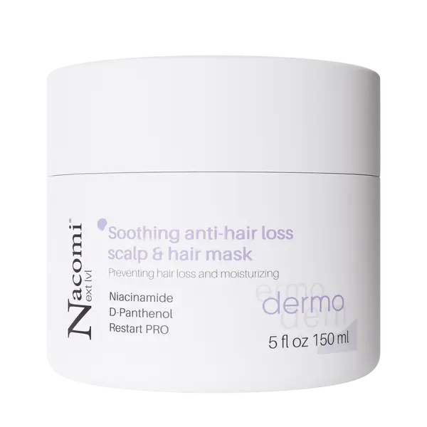 Успокаивающая маска для кожи головы, 150 мл Nacomi Next level dermo 
Успокаивающая маска для кожи головы, 150 мл Nacomi Next level dermo