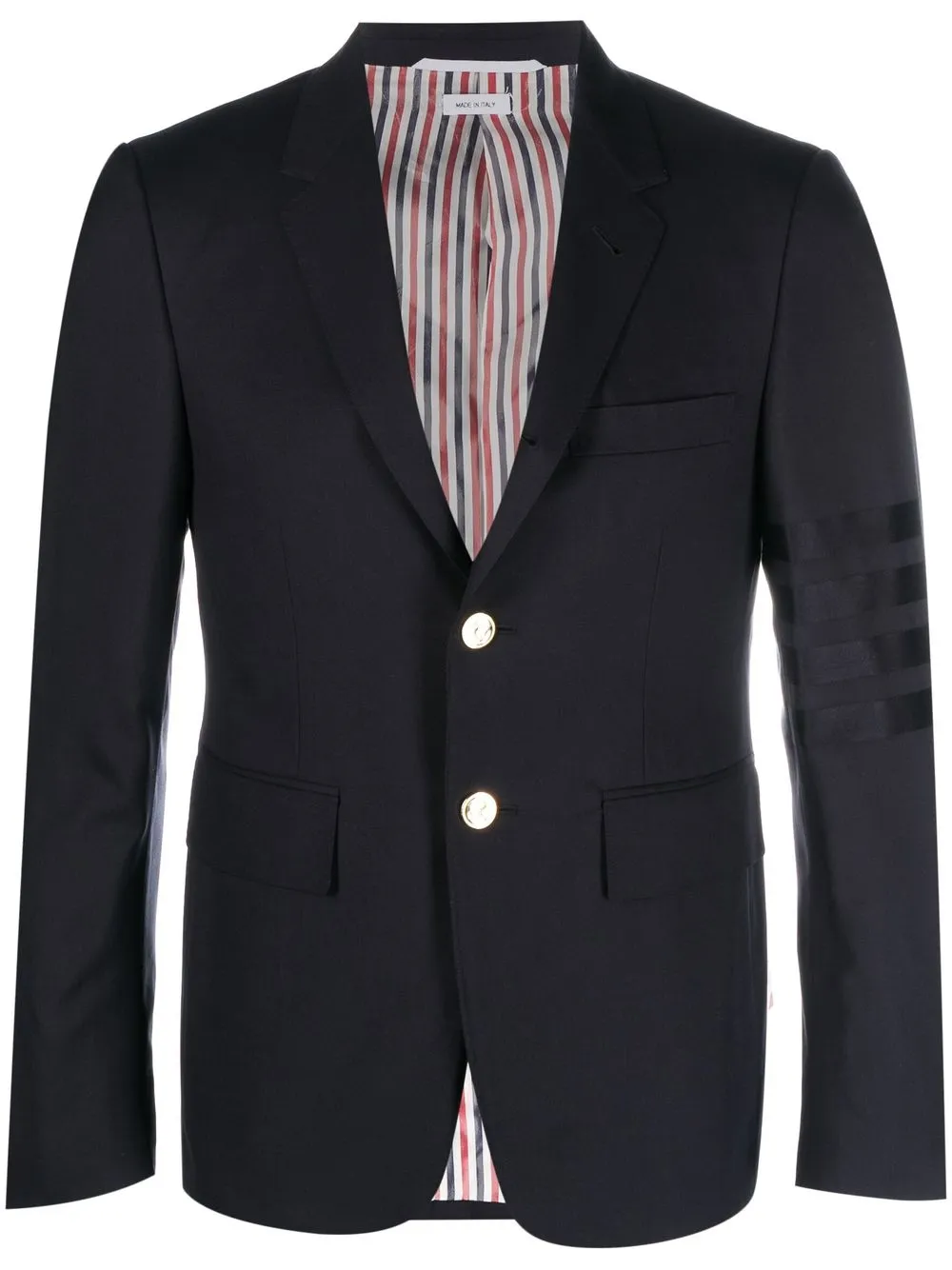 Однобортный пиджак THOM BROWNE, синий 
Однобортный пиджак THOM BROWNE, синий