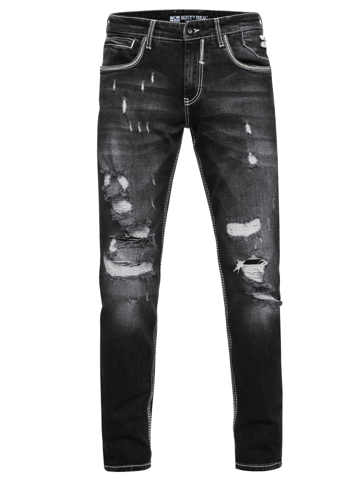 Джинсы "MINO" облегающие, эластичные, рваные брюки черного цвета, Rusty Neal
Джинсы "MINO" облегающие, эластичные, рваные брюки черного цвета, Rusty Neal