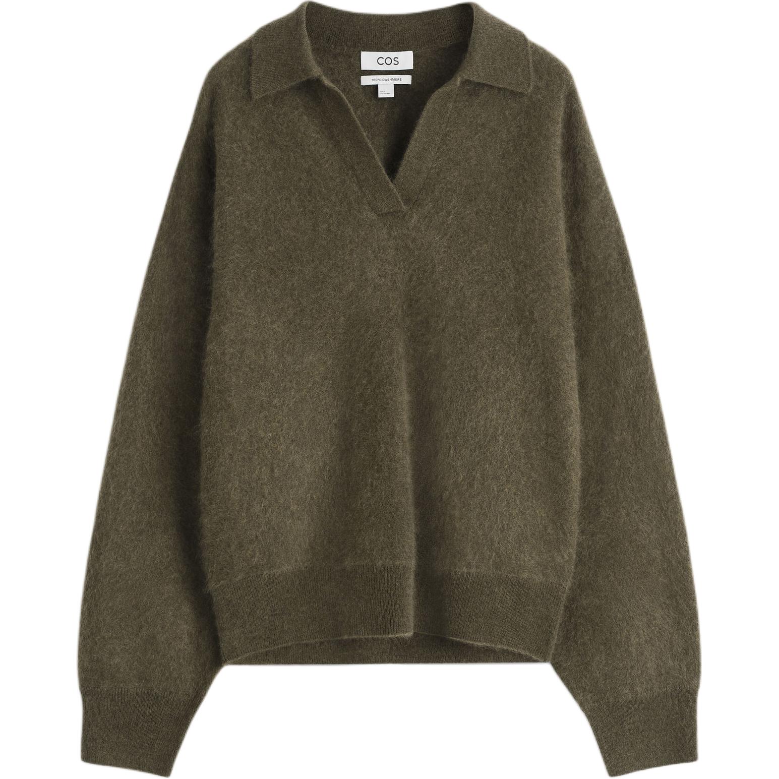 COS Кашемировый свитер Women's Khaki Green
COS Кашемировый свитер Women's Khaki Green