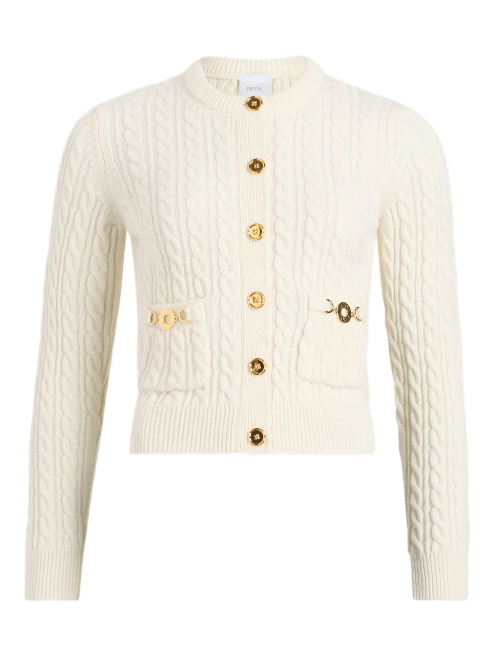 Кардиган фактурной вязки PATOU, нейтральный
Кардиган фактурной вязки PATOU, нейтральный