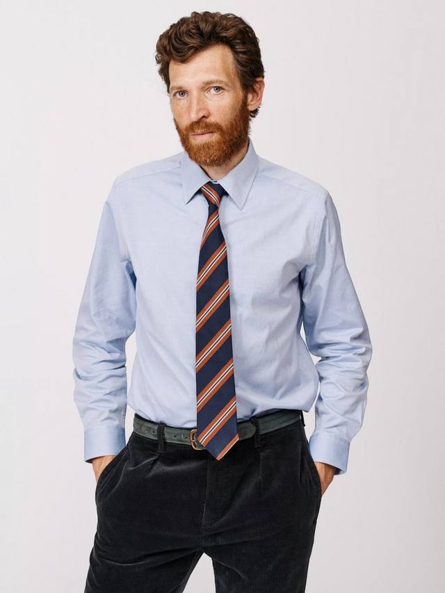 Хлопковая рубашка Hardy с отложным воротником и классическим кроем Aubin, Blue
Хлопковая рубашка Hardy с отложным воротником и классическим кроем Aubin, Blue