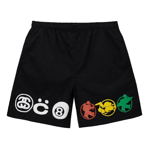 Шорты x cpfm icon water shorts 'black' Stussy, черный 
Шорты x cpfm icon water shorts 'black' Stussy, черный