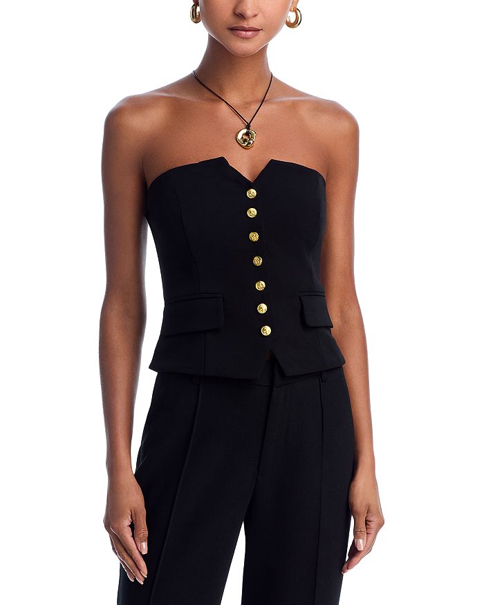 Топ без бретелей Sailor - эксклюзив AQUA, черный
Топ без бретелей Sailor - эксклюзив AQUA, черный