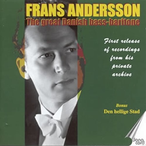 CD диск Andersson: Great Danish Bass Baritone
CD диск Andersson: Great Danish Bass Baritone