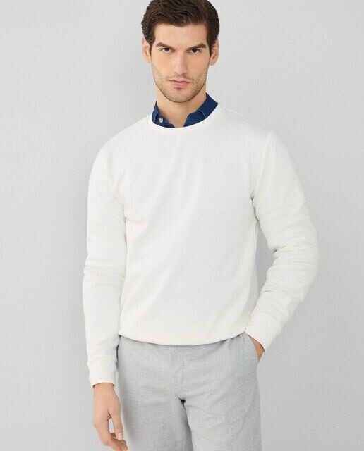 Мужская толстовка с круглым вырезом и вышитым логотипом Hackett, черный
Мужская толстовка с круглым вырезом и вышитым логотипом Hackett, черный