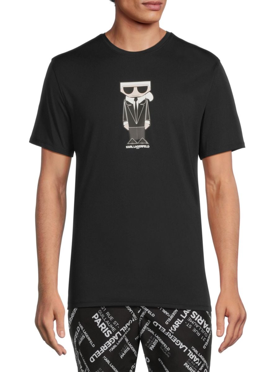Футболка с рисунком куклы Карла Karl Lagerfeld Paris, черный
Футболка с рисунком куклы Карла Karl Lagerfeld Paris, черный