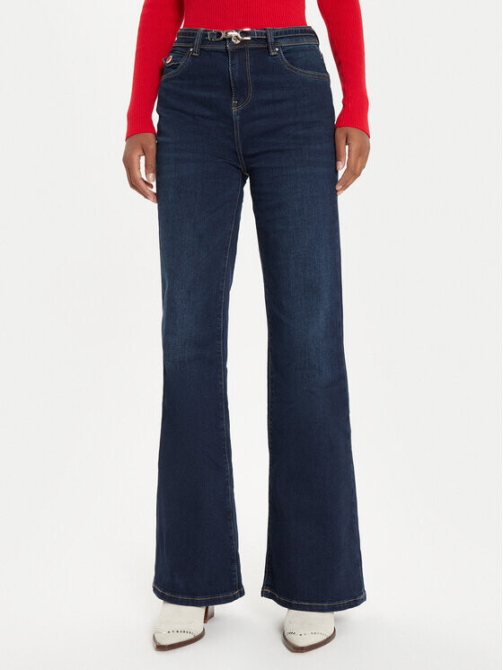 Джинсы синего расклешенного кроя Morgan, синий
Джинсы синего расклешенного кроя Morgan, синий