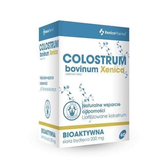 Xenico Pharma, Colostrum bovinum Ксенико 200 мг
Xenico Pharma, Colostrum bovinum Ксенико 200 мг