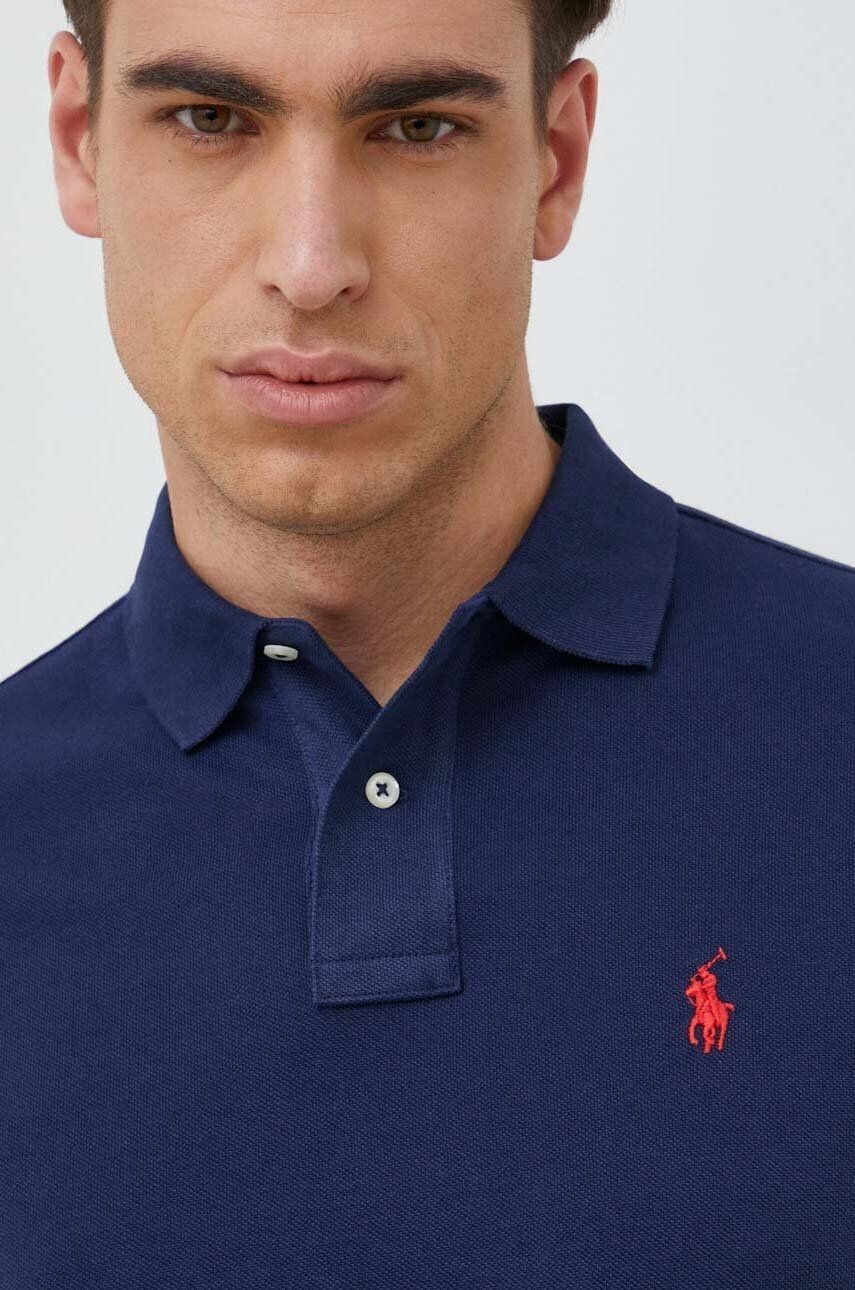 Хлопковое поло Polo Ralph Lauren, темно-синий
Хлопковое поло Polo Ralph Lauren, темно-синий