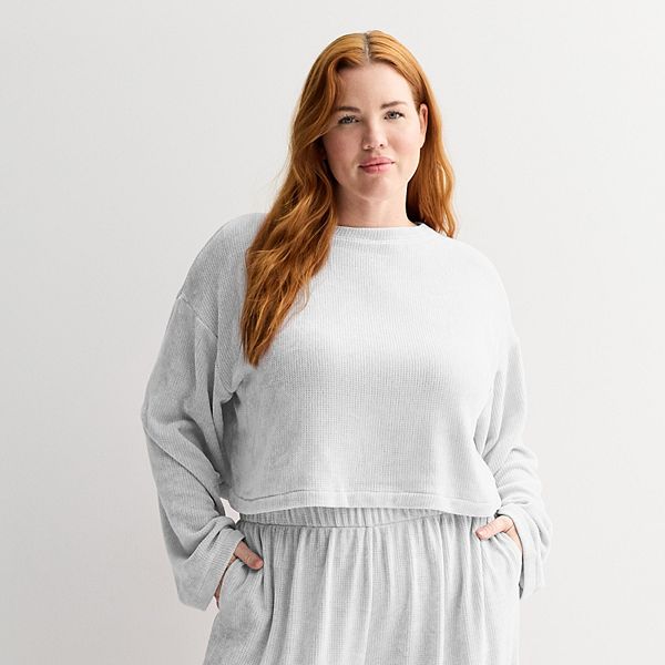 Свободная пижама с длинным рукавом из велюра Sonoma Goods For Life, Quiet Gray
Свободная пижама с длинным рукавом из велюра Sonoma Goods For Life, Quiet Gray