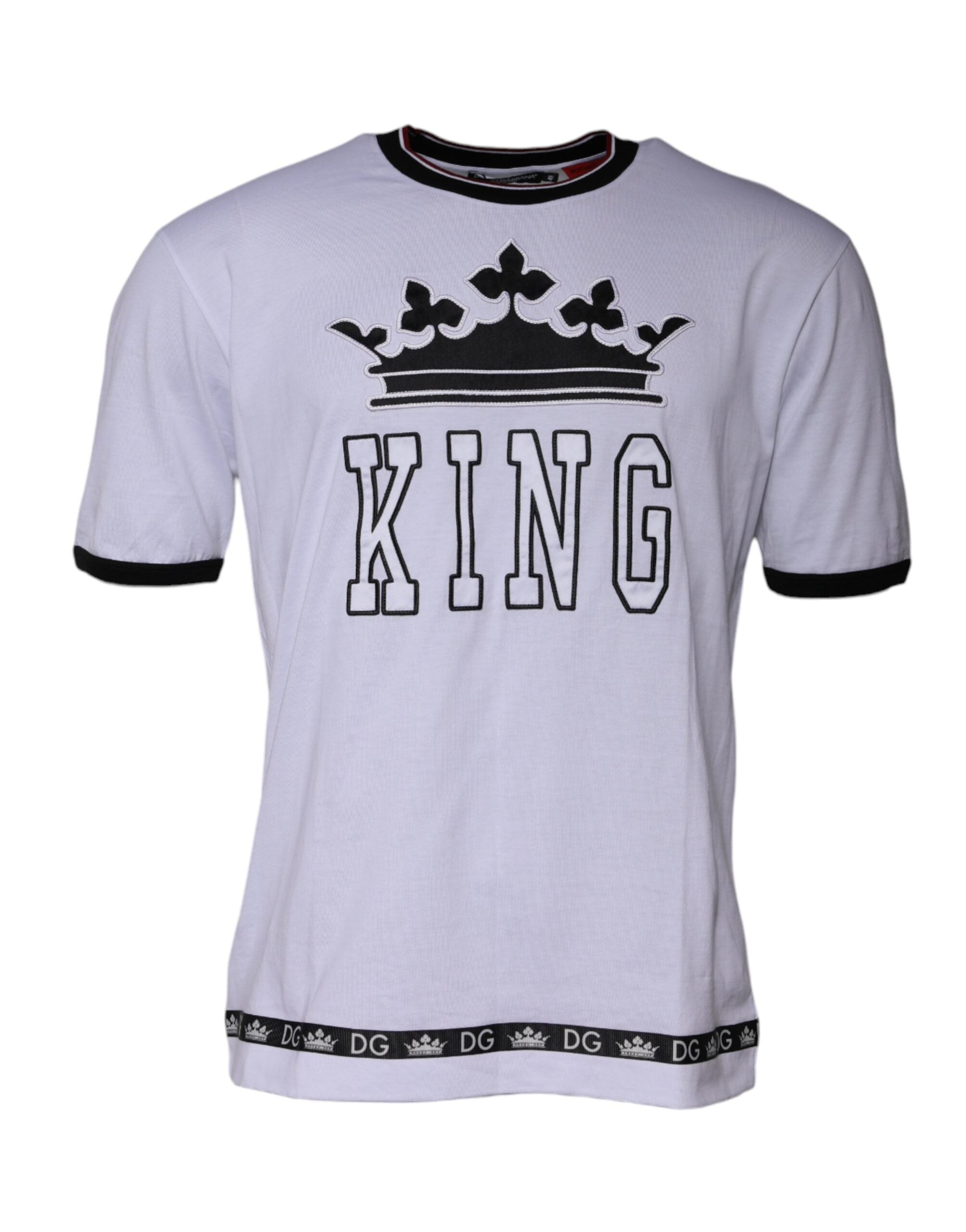 Мужская футболка Dolce & Gabbana Jersey с круглым вырезом и короткими рукавами, черный/белый
Мужская футболка Dolce & Gabbana Jersey с круглым вырезом и короткими рукавами, черный/белый