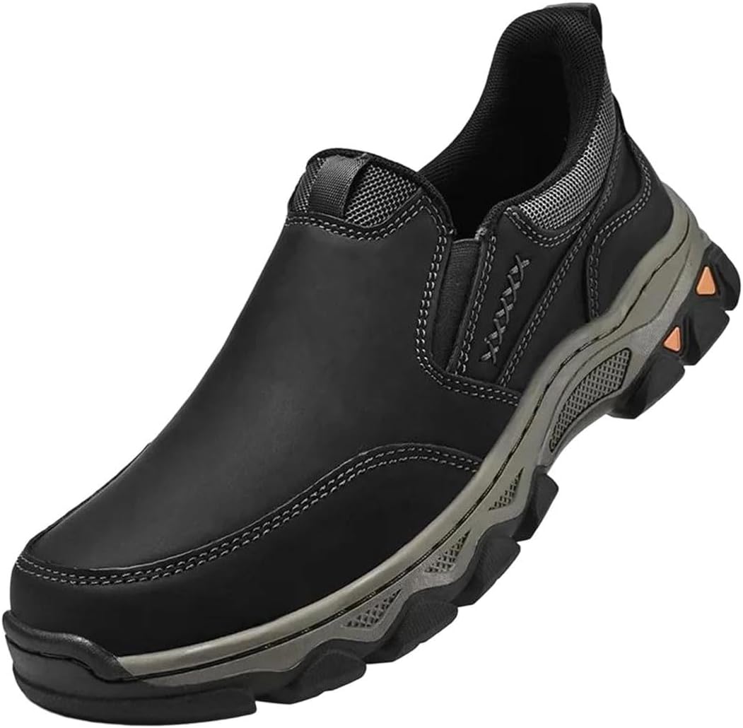 Мужские износостойкие повседневные кожаные туфли с круглым носком Generic, черный
Мужские износостойкие повседневные кожаные туфли с круглым носком Generic, черный