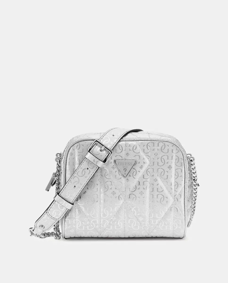 Сумка-бандо с молнией Guess, серебряный
Сумка-бандо с молнией Guess, серебряный