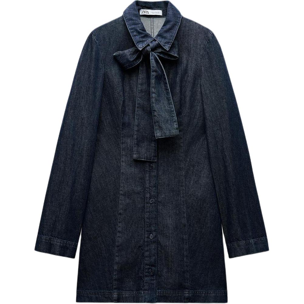 ZARA Женское платье с длинными рукавами indigo
ZARA Женское платье с длинными рукавами indigo