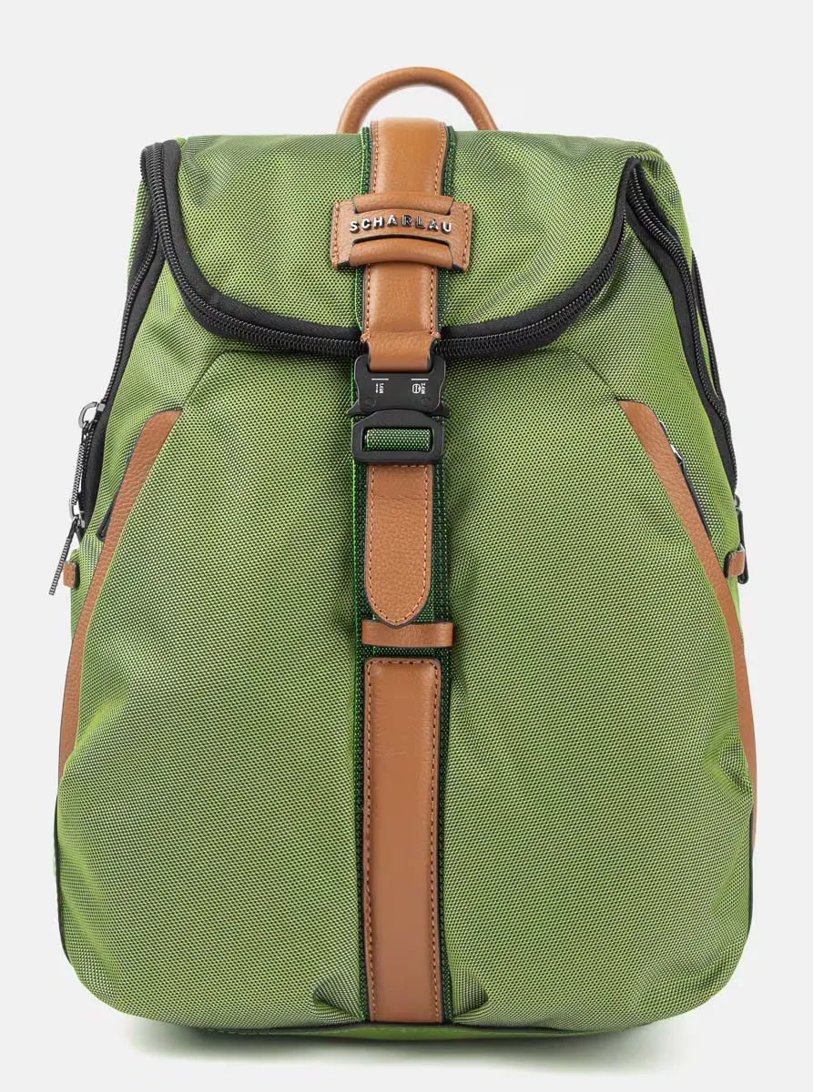 Женский рюкзак из зеленой ткани Scharlau, зеленый
Женский рюкзак из зеленой ткани Scharlau, зеленый