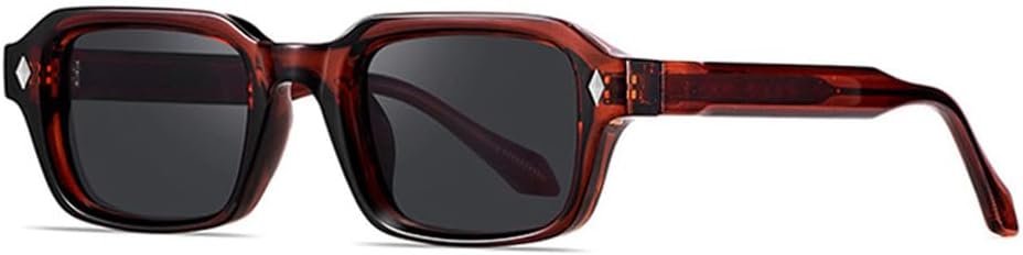 Мужские солнцезащитные очки в стиле ретро, прямоугольные, роскошные, модные женские панк-очки, защита от ультрафиолета UV400, солнцезащитные очки с заклепками HVTVTLA, Red Brown Gray
Мужские солнцезащитные очки в стиле ретро, прямоугольные, роскошные, модные женские панк-очки, защита от ультрафиолета UV400, солнцезащитные очки с заклепками HVTVTLA, Red Brown Gray