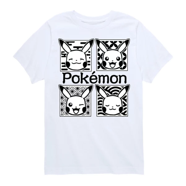 Мальчиковая футболка с сетчатым принтом покемона Pikachu в стиле вагара, размеры 8-20 Licensed Character, белый
Мальчиковая футболка с сетчатым принтом покемона Pikachu в стиле вагара, размеры 8-20 Licensed Character, белый