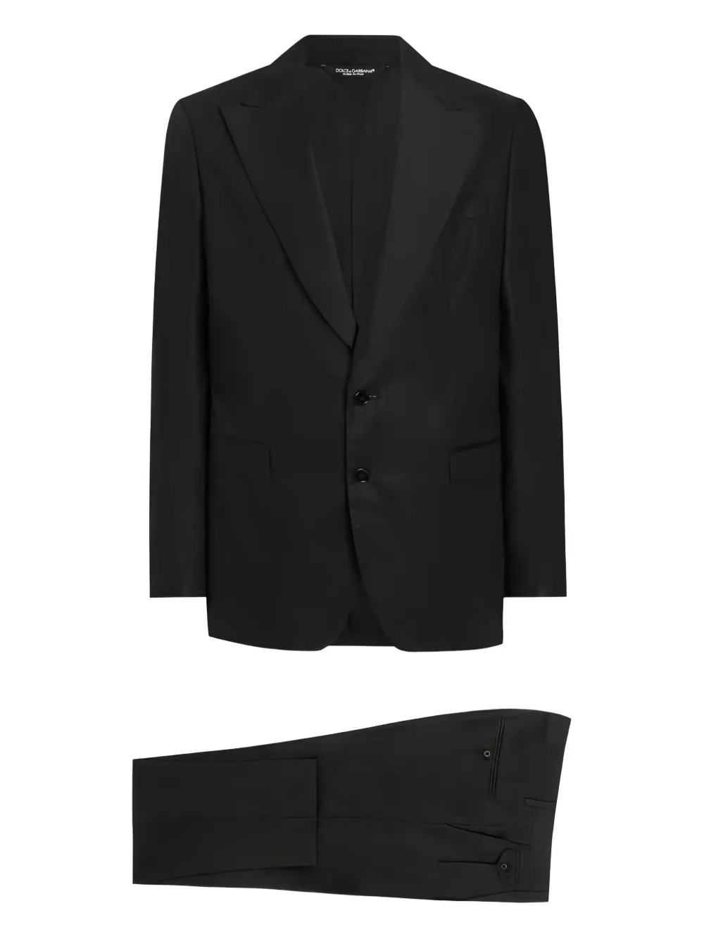 Деконструированный костюм с атласными лацканами DOLCE & GABBANA, черный
Деконструированный костюм с атласными лацканами DOLCE & GABBANA, черный