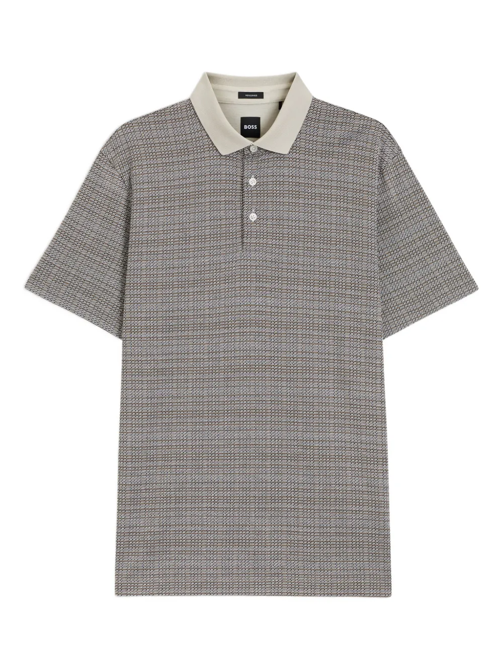 Рубашка поло BOSS, нейтральный 
Рубашка поло BOSS, нейтральный