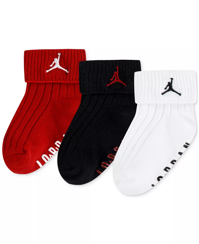 Носки с резинкой и застежкой-липучкой для мальчиков и девочек, 3 упаковки Jordan, красный
Носки с резинкой и застежкой-липучкой для мальчиков и девочек, 3 упаковки Jordan, красный