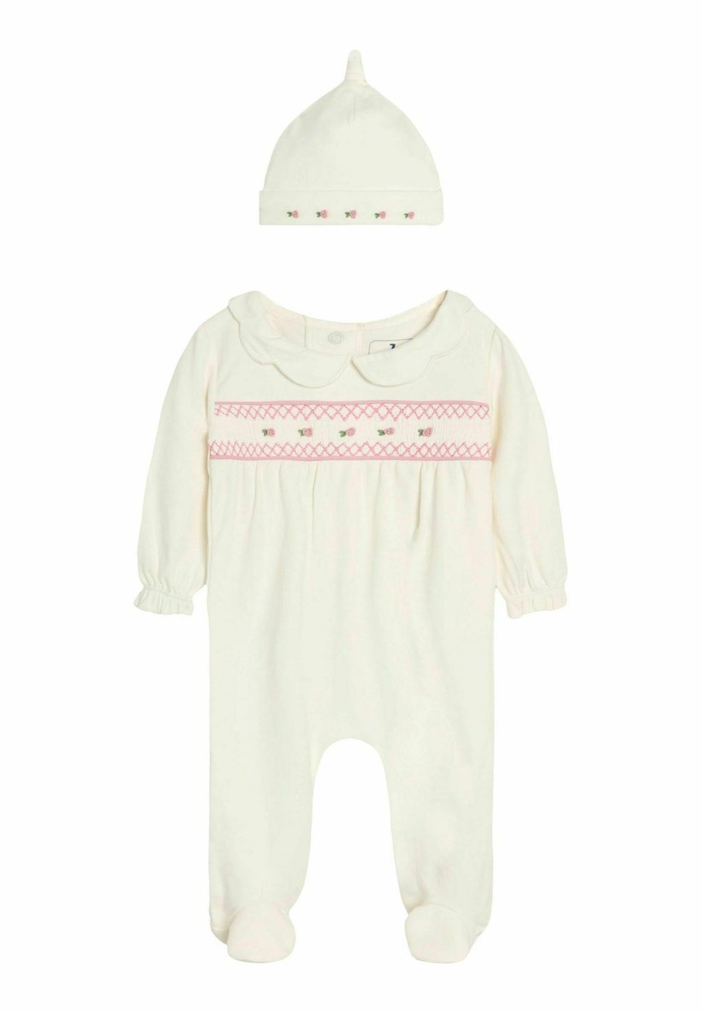 Комбинезон REGULAR FIT SMOCKED AND SET JoJo Maman Bébé, бежевый 
Комбинезон REGULAR FIT SMOCKED AND SET JoJo Maman Bébé, бежевый