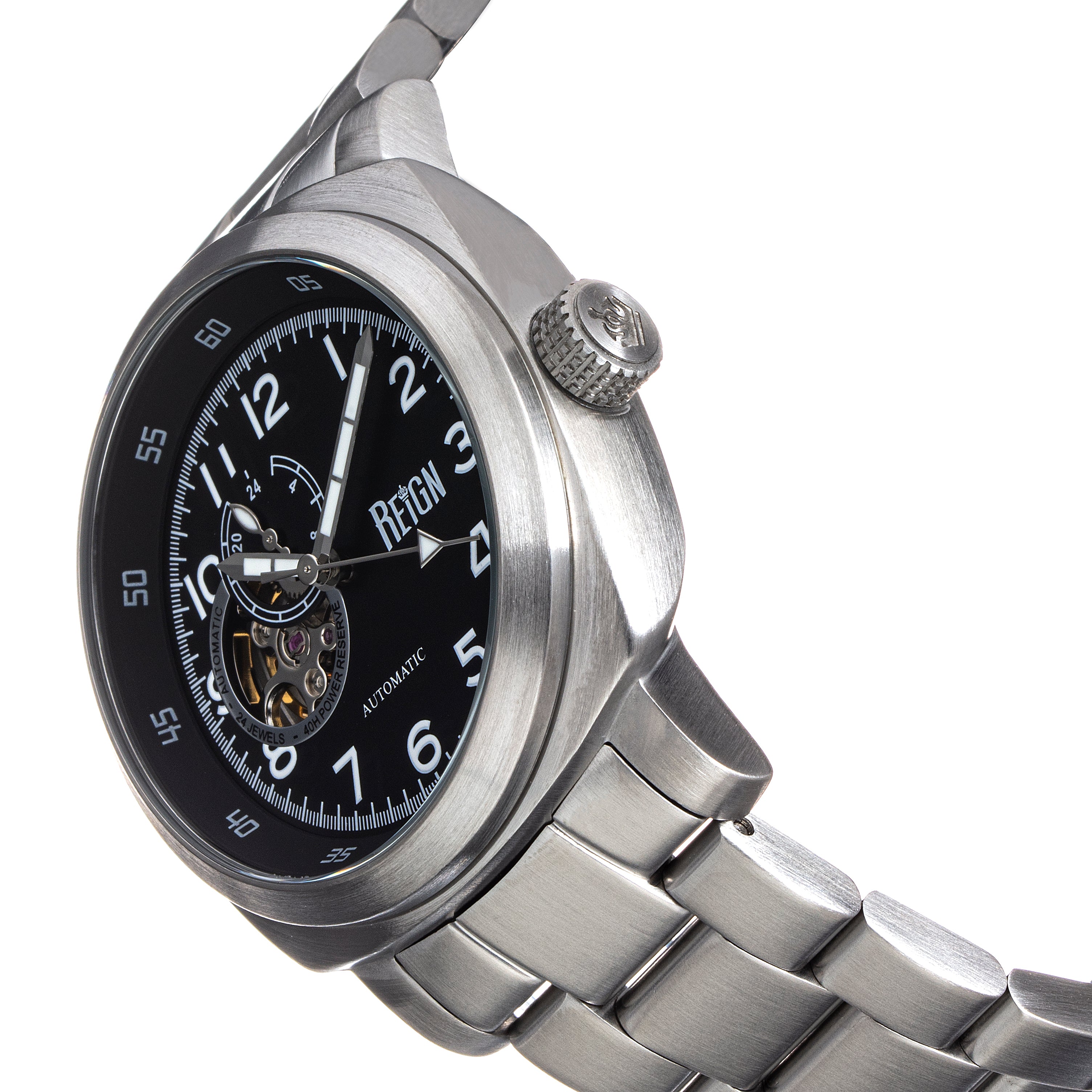 Часы Impaler Semi-Skeleton - черный/серебристый Reign
Часы Impaler Semi-Skeleton - черный/серебристый Reign